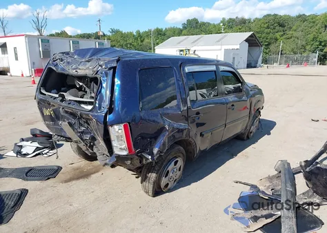 2015 Honda Pilot Lx from USA, damaged, VIN 5FNYF4H21FB013607